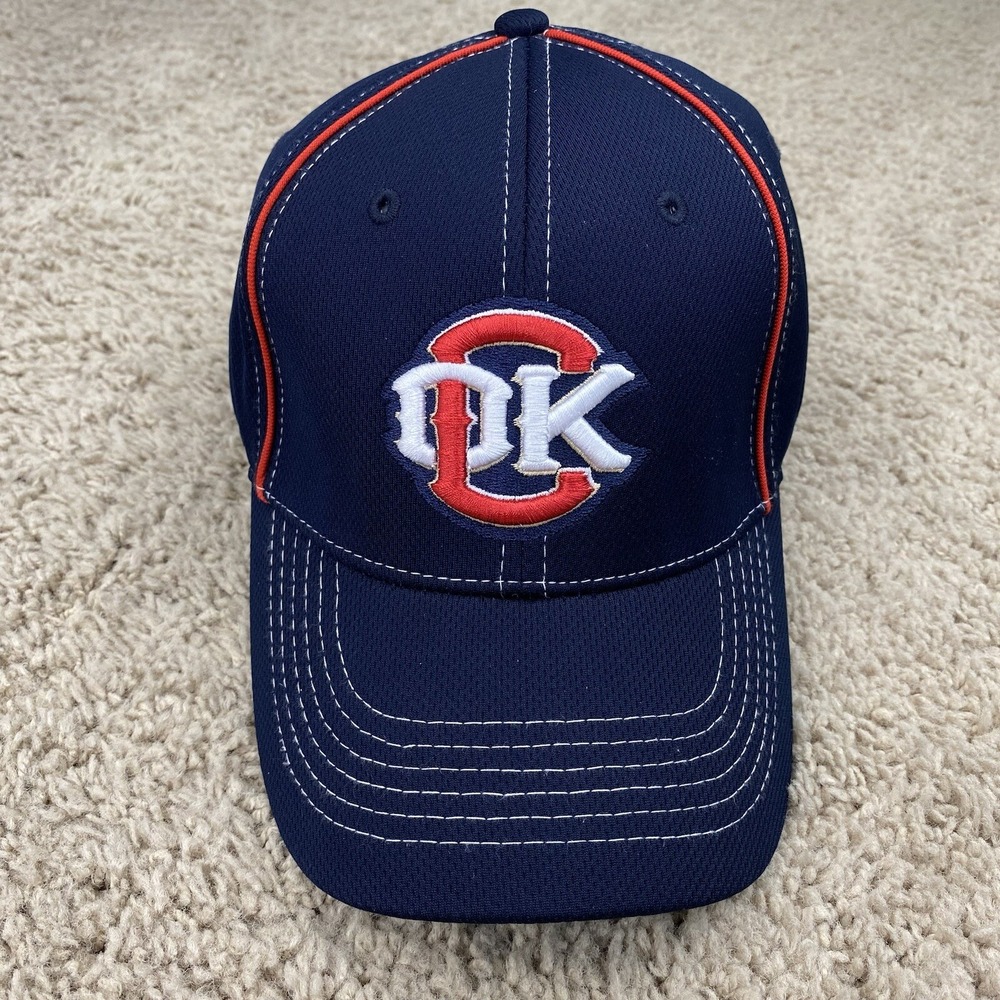 Oklahoma City RedHawks Hat MiLB Minor League Baseball Blue Red Team Logo OSFM